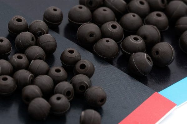 Korda Safe Zone 4mm Rubber Bead Brown 25 pcs