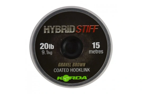 Hybrid Stiff 20lb Weed Green - Gravel Brown 15m - Image 2