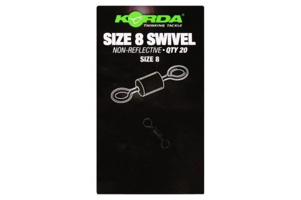 Korda Swivels Size 8 - 20 pcs