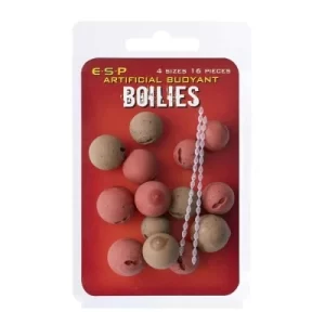 ESP Artificial Buoyant Boilies - Brown and Red Fishmeal