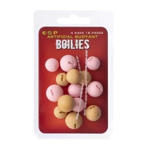 ESP Artificial Buoyant Boilies - Pink and Nut Mix