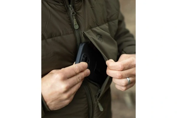 Korda Insulated Hooded Jacket - Olive - Image 3