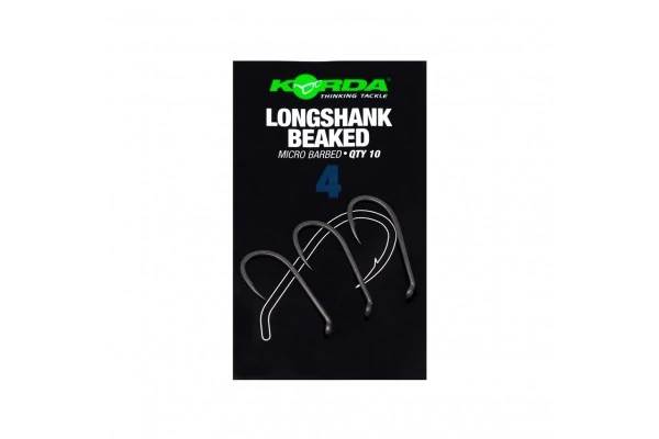Korda Longshank Beaked Hooks 4 6 8
