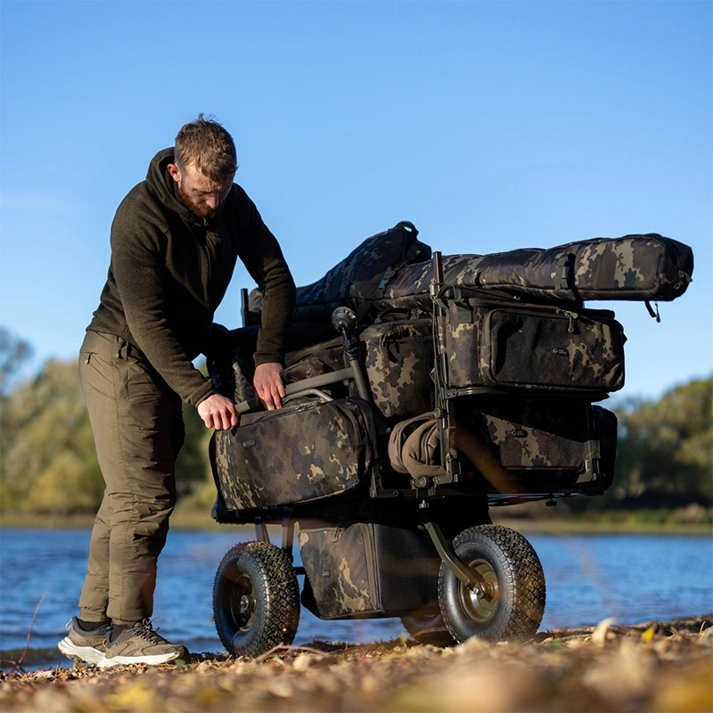 Carp Porter Side Bar Bags Large Camo - Image 3