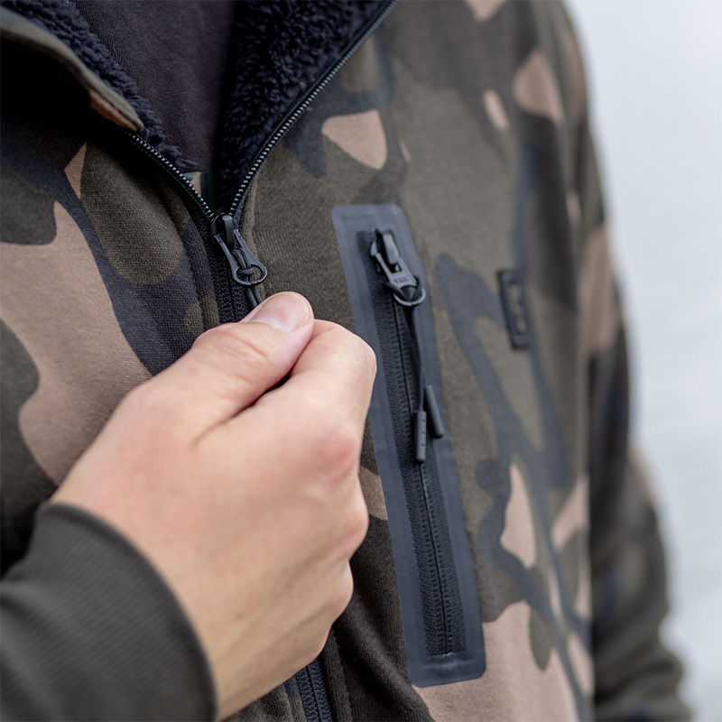 Fox Camo Full Zip Prem Sherpa 310 Hoodies - Image 5