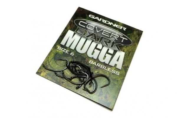 Gardner Dark Mugga Hooks Barbed/Barbless - Image 2