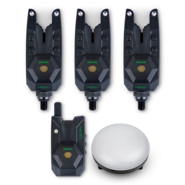 Sonik - Herox Bite Alarm Set Bivvy Lamp 3+1 (R G B) 2+1 (R B)