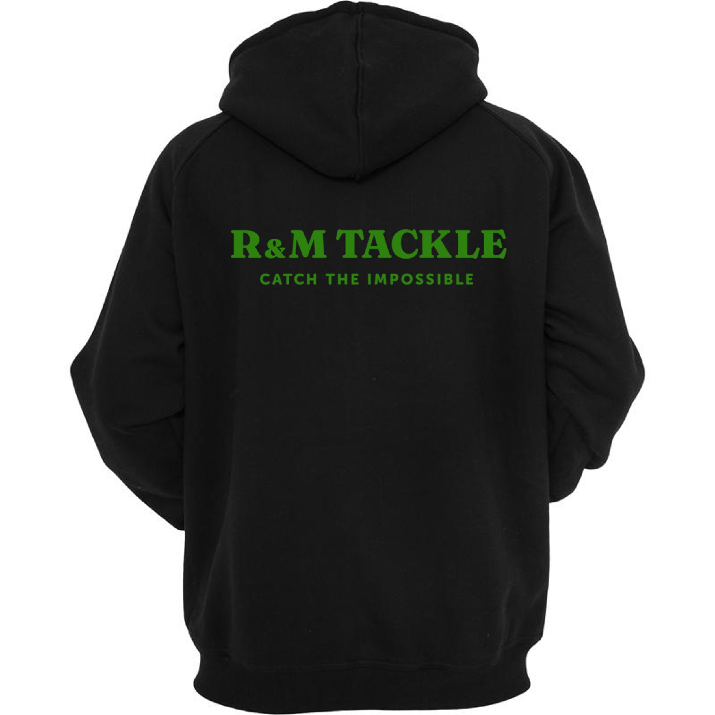 R M TACKLE HOODIE BLACK - Image 2