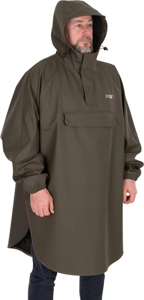 Fox Khaki Poncho / Carp Fishing Waterproof Clothing