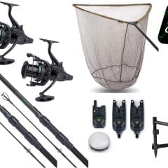Complete Hero X Carp Fishing Set up Bait Runner Deal Image