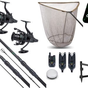 Complete Hero X Carp Fishing Set up Bait Runner Deal